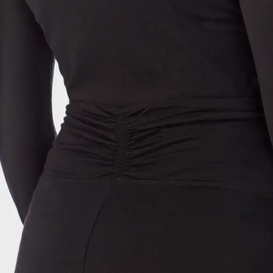 Warm Essentials by Cuddl Duds Smooth Stretch Thermal Maternity Leggings - Black image {2}