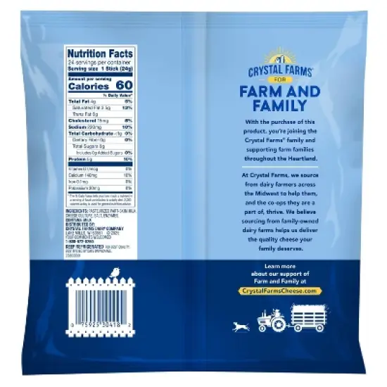 Crystal Farms Wisconsin String Cheese - 20oz/24ct image {1}