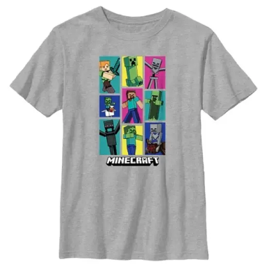 Boy's Minecraft Boxed Mobs T-Shirt image {4}