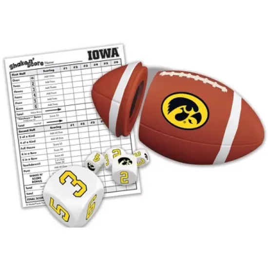 MasterPieces Officially Licsenced NCAA Iowa Hawkeyes Shake N' Score Dice Game for Age 6 and Up image {2}
