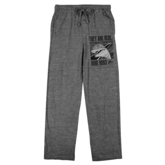 Jurassic Park Raptor Men's Black Sleep Pajama Pants image {3}