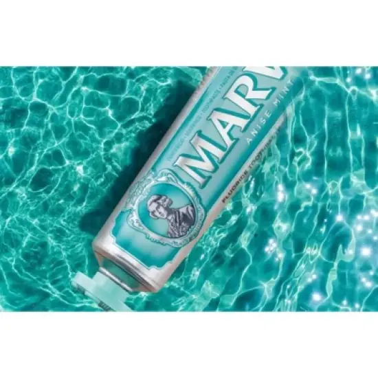 MARVIS Anise Mint I Toothpaste for Cleansed Teeth and Healthy Gums I Lasting Fresh Breath I Star Anise and Mint I Travel Size - (1.3 oz) image {1}