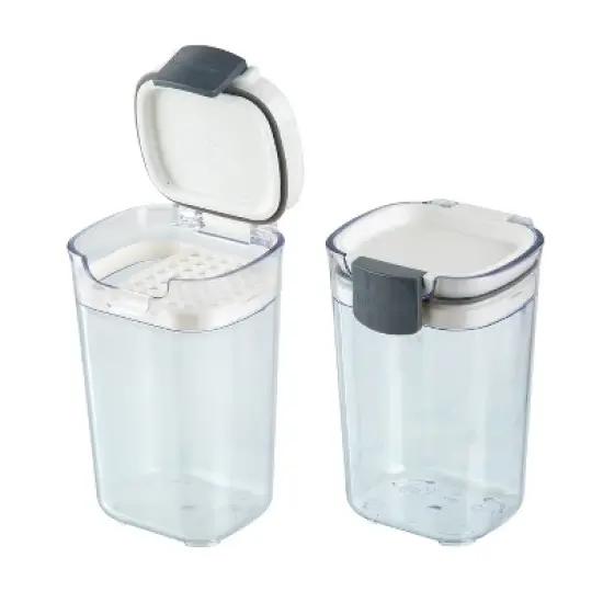 Progressive Prepworks Seasoning ProKeeper Storage Container, Set of 2, Clear image {5}