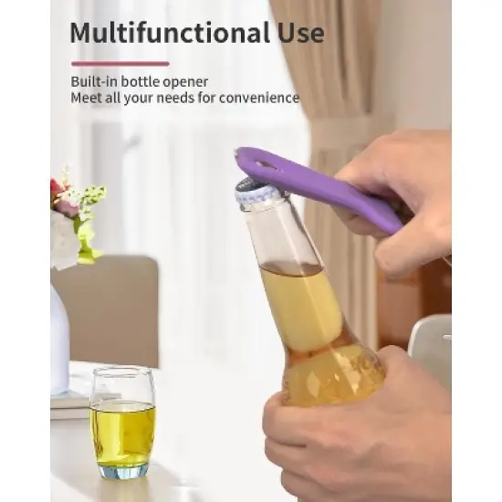 No-Dent Mason Jar Opener - Manual Multi-Purpose Canning Tool & Bottle Opener image {3}