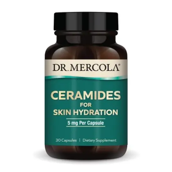 Dr. Mercola Ceramides for Skin Hydration, 30 Servings (30 Capsules), 5 mg Per Capsule, Dietary Supplement, Promotes Skin Appearance, Non-GMO image {5}