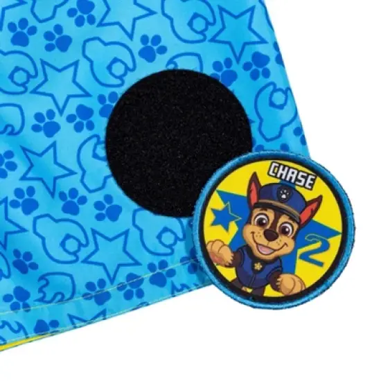Nickelodeon Paw Patrol Rubble Chase Marshall Rash Guard and Swim Trunks with Removable Patches Outfit Set Toddler image {5}