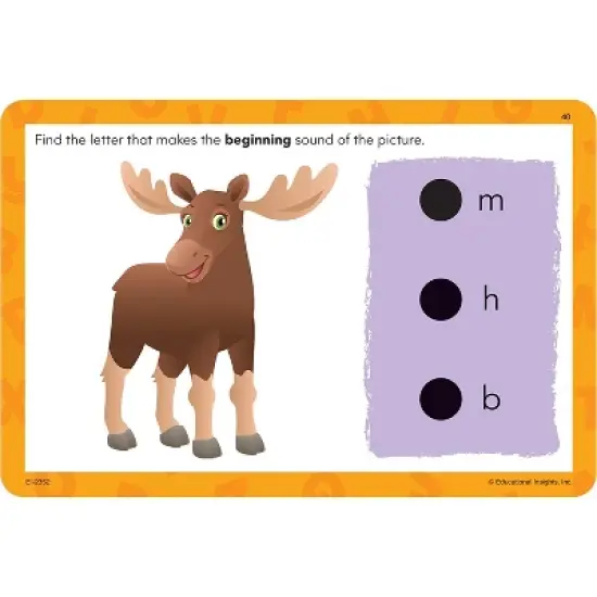 Educational Insights Hot Dots Jr. Beginning Phonics Flash Card Set image {3}