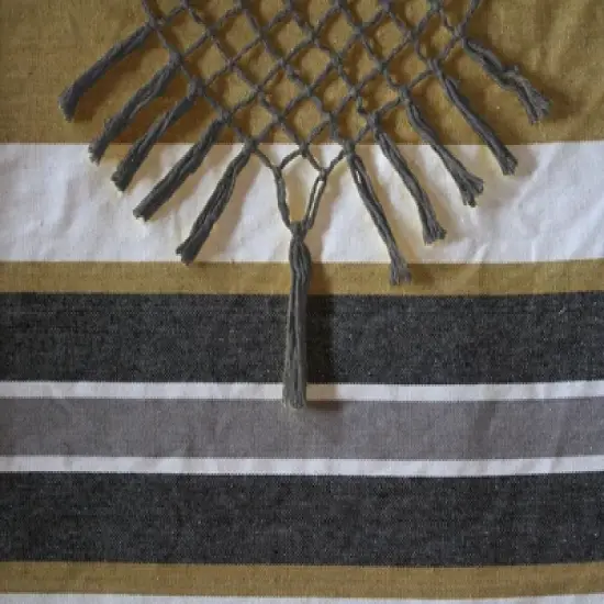 The Hamptons Collection 72&rdquo; Grey Brazilian Style Hammock Chair with a Hanging Bar image {5}