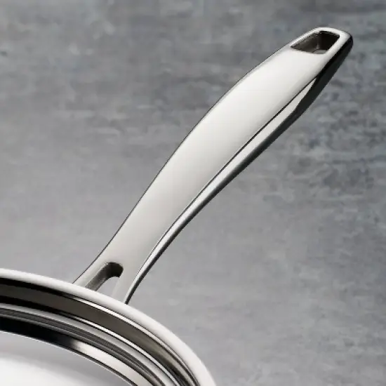 Tramontina Gourmet Tri-Ply Clad 1.5qt Sauce Pan with Lid Silver image {3}