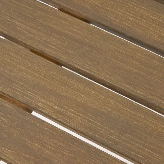 Selma Acacia Accent Table - Gray - Christopher Knight Home image {2}