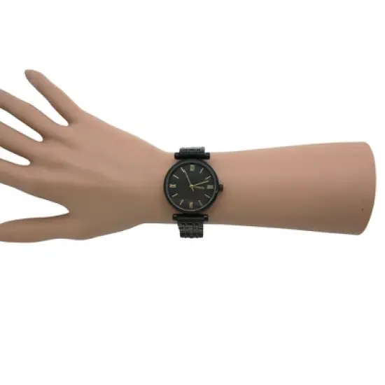 Olivia Pratt Minimalistic Solid Metal Color Women Watch image {3}