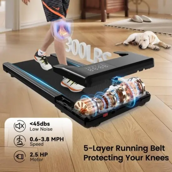 DeerRun Portable Walking 2.5HorsePower Mini Treadmaill image {3}