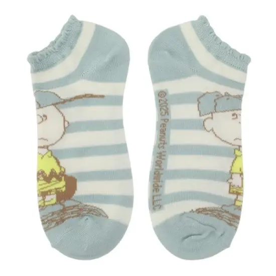 Peanuts Snoopy Character Art Women's 5-Pair Pack Ankle Socks image {2}