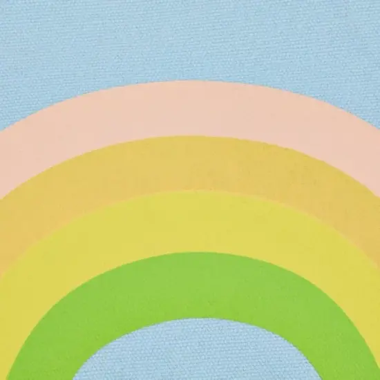 12 Pack Rainbow Pastel Canvas Makeup Bags for Women with Zipper, 4 Colors and 6 Designs (8 x 6 In) image {6}