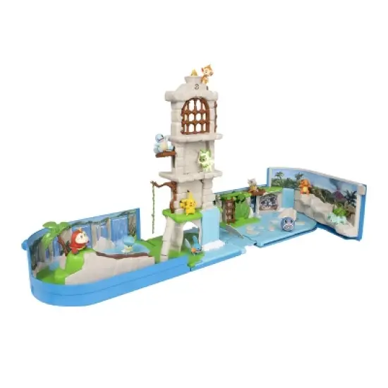 Pokemon Carry Case Jungle Ruins Playset Action Figure: Includes 2-Piece Plastic Set image {3}