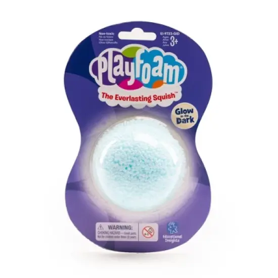 Educational Insights Playfoam Jumbo Pod Glow-in-the-Dark, Set of 12, Fidget, Sensory Toy, Ages 3+ image {6}