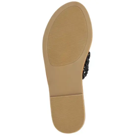 Journee Collection Womens Lissia Tru Comfort Foam Slip On Slide Flat Sandals image {4}