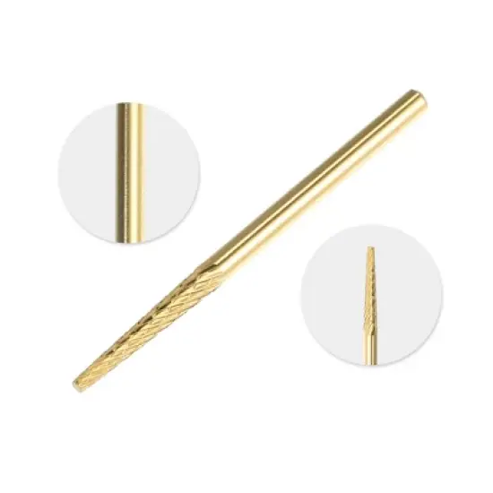 Unique Bargains 3/32 Inch Point Bit Electric Nail Drill File Cuticle Cleaner Tool for Rotary Nail Drill Machine Manicure Pedicure Polishing Kit image {2}