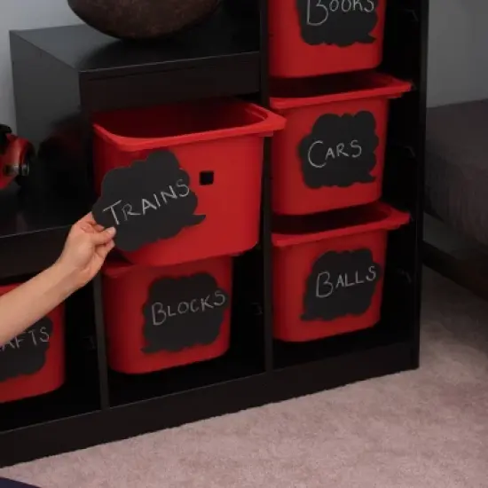 VELCRO 7/8" 12ct Sticky Back&nbsp;Squares Mounting Adhesive for Classroom and Office Organization Black image {4}