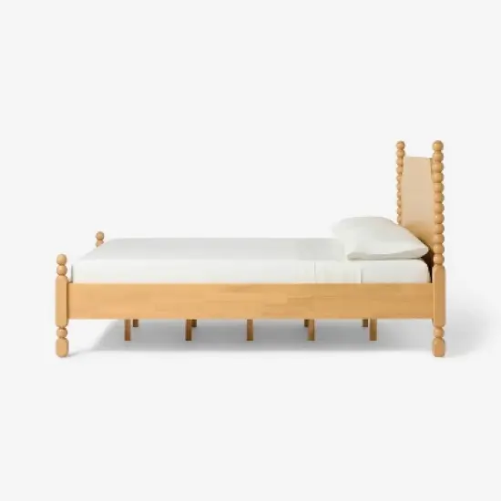 Modern Turned Wood Bed Brown - Threshold&trade; designed with Studio McGee image {3}