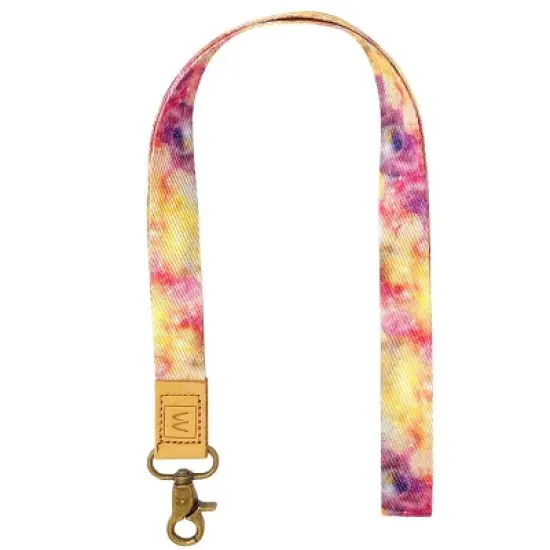 Wrapables Lanyard Keychain and ID Badge Holder, Galaxy Pink image {4}