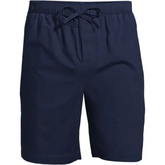 Lands' End Men's Poplin Pajama Shorts image {2}