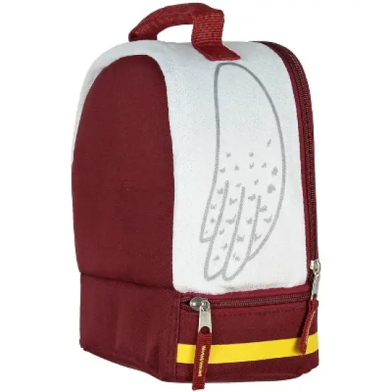 Harry Potter Hedwig the Owl Gryffindor House Dual Compartment Insulated Lunch Bag Multicoloured image {1}