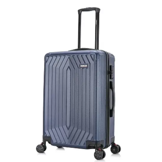 DUKAP STRATOS Lightweight Hardside Medium Checked Spinner Suitcase image {7}