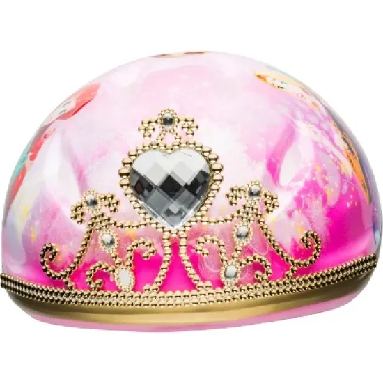 Frozen Disney Princess 3D Tiara Cycling Girls' Bike Helmet - Pink image {1}