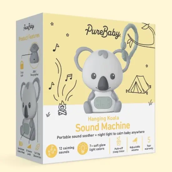 Pure Enrichment PureBaby Hanging Koala Sound Machine image {1}