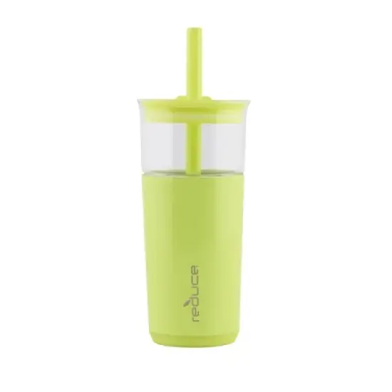 Reduce 20oz Aspen Vacuum Insulated Stainless Steel Glass Tumbler with Lid and Straw image {10}