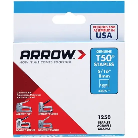 Arrow&reg; T50&reg; Staples, 1,250 Pack image {3}