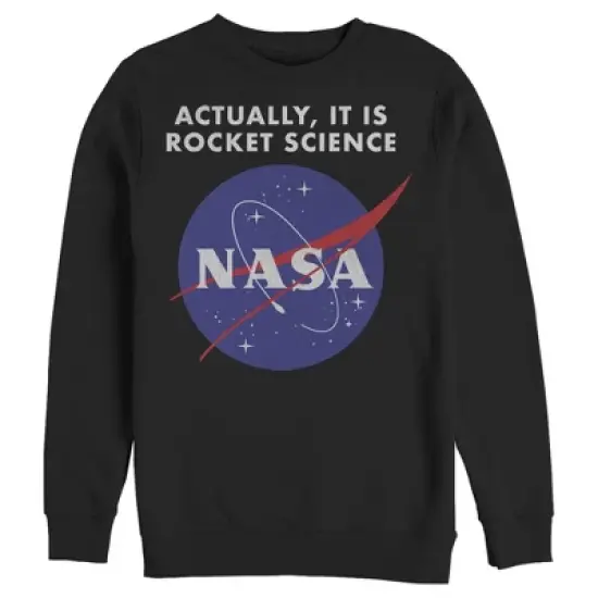 Men's NASA Rocket Science Logo Sweatshirt image {2}