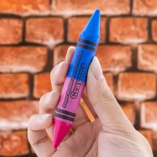 BAZIC Products&reg; Double-Ended Premium Super Jumbo Crayons, 12 Colors, 6 Per Pack, 12 Packs image {3}