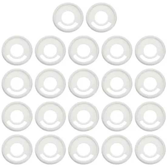 Unique Bargains Plastic DIY Notebook Planner Round Book Binding Discs 22 Pcs image {8}