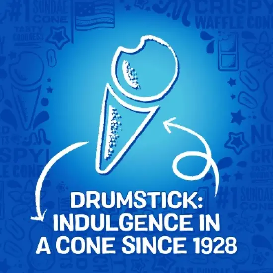 Nestle Drumstick Chocolate Mini Frozen Sundae Cones - 16.9 fl oz/20ct image {11}