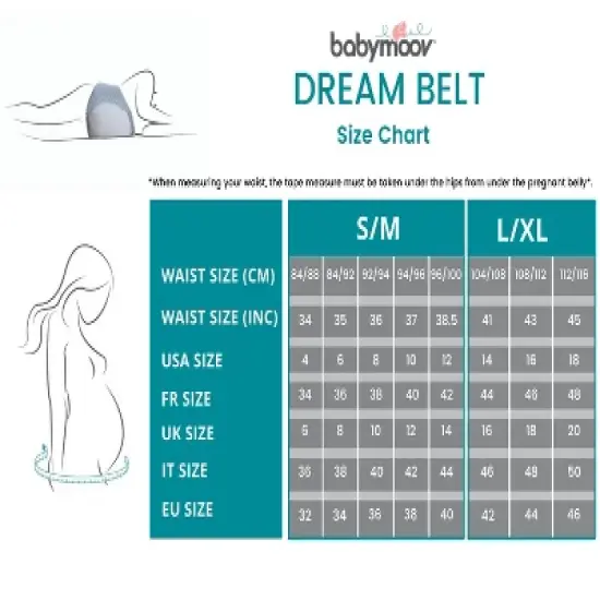 Babymoov Dream Belt Sleep Aid, Maternity Sleep Support & Wedge for Ultimate Comfort during Pregnancy image {5}