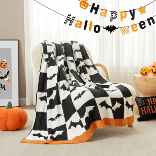 Snuggle Sac Ultra-Soft Halloween Throw Blanket, Seasonal Decorative Blanket 50*60" image {6}