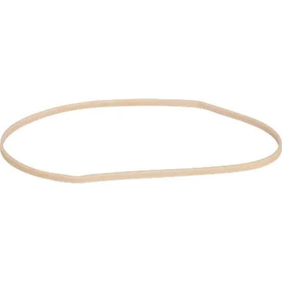Business Source Rubber Bands Size 117B 1 lb. 200/Bag 7"x1/8" Natural Crepe 15729 image {2}
