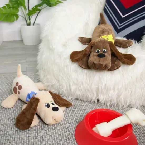 Pound Puppies Classic Plush Brown image {7}
