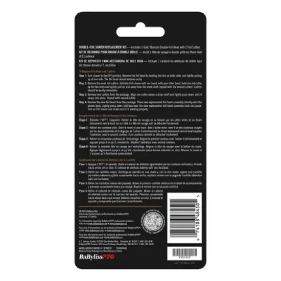 BaBylissPRO FXONE GOLDFX Electronic Razor Replacement Head image {2}