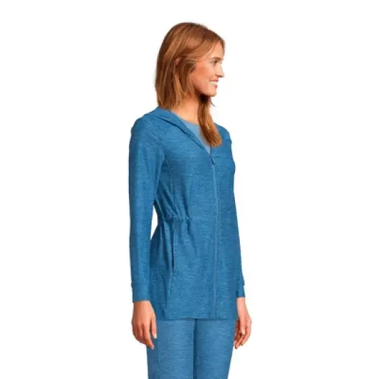 Lands' End Women's Soft Performance Full Zip Hoodie image {2}