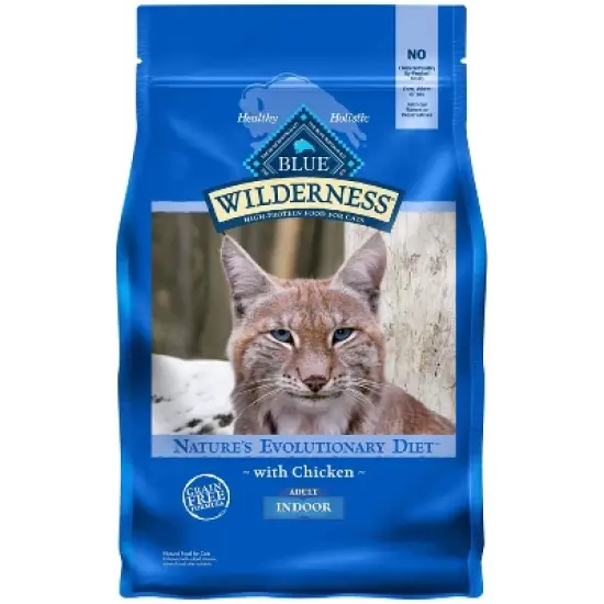 Blue Buffalo Wilderness High Protein Natural Adult Indoor Dry Cat Food with Chicken image {6}