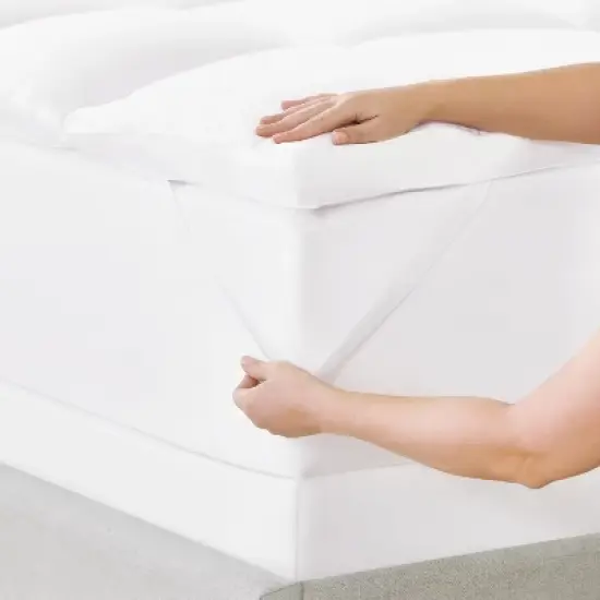 Ultra Soft Mattress Topper, 3"  Overfilled Down Alternative Pad - Becky Cameron image {8}