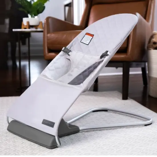 Evrloop Organic Baby Bouncer - Mist Grey image {7}