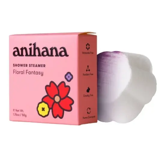 anihana Shower Steamer Floral Fantasy - 1.76oz image {2}