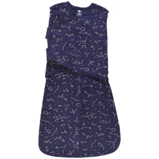 Hudson Baby Convertible Swaddle Sleep Sack, Navy Constellation image {4}