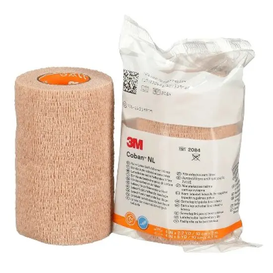 3M 2084 Coban Self-Adherent Wrap 4 in. x 5 yd. Latex Free (One Roll) image {3}