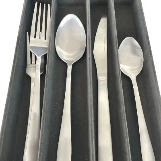 BergHOFF Taper 20Pc Flatware Set, Service for 4, 18/10 Stainless Steel image {2}