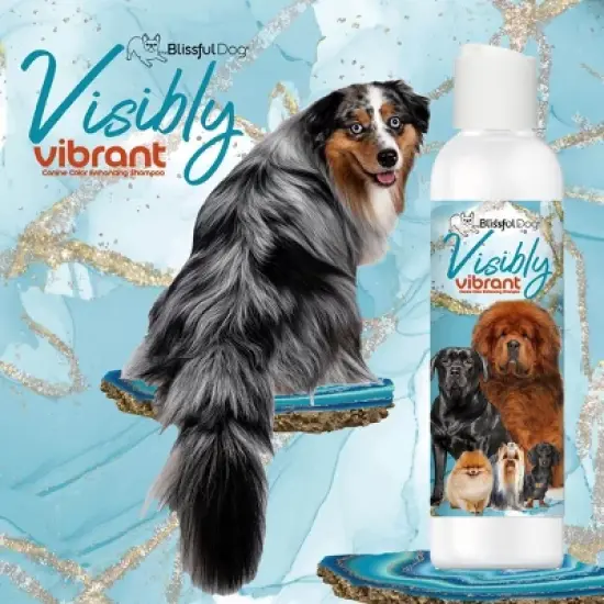 The Blissful Dog Visibly Vibrant Coat Enhancing Dog Shampoo image {3}